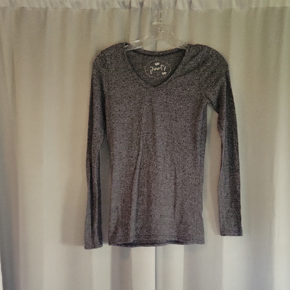 Poof! Charcoal Long Sleeve Tee